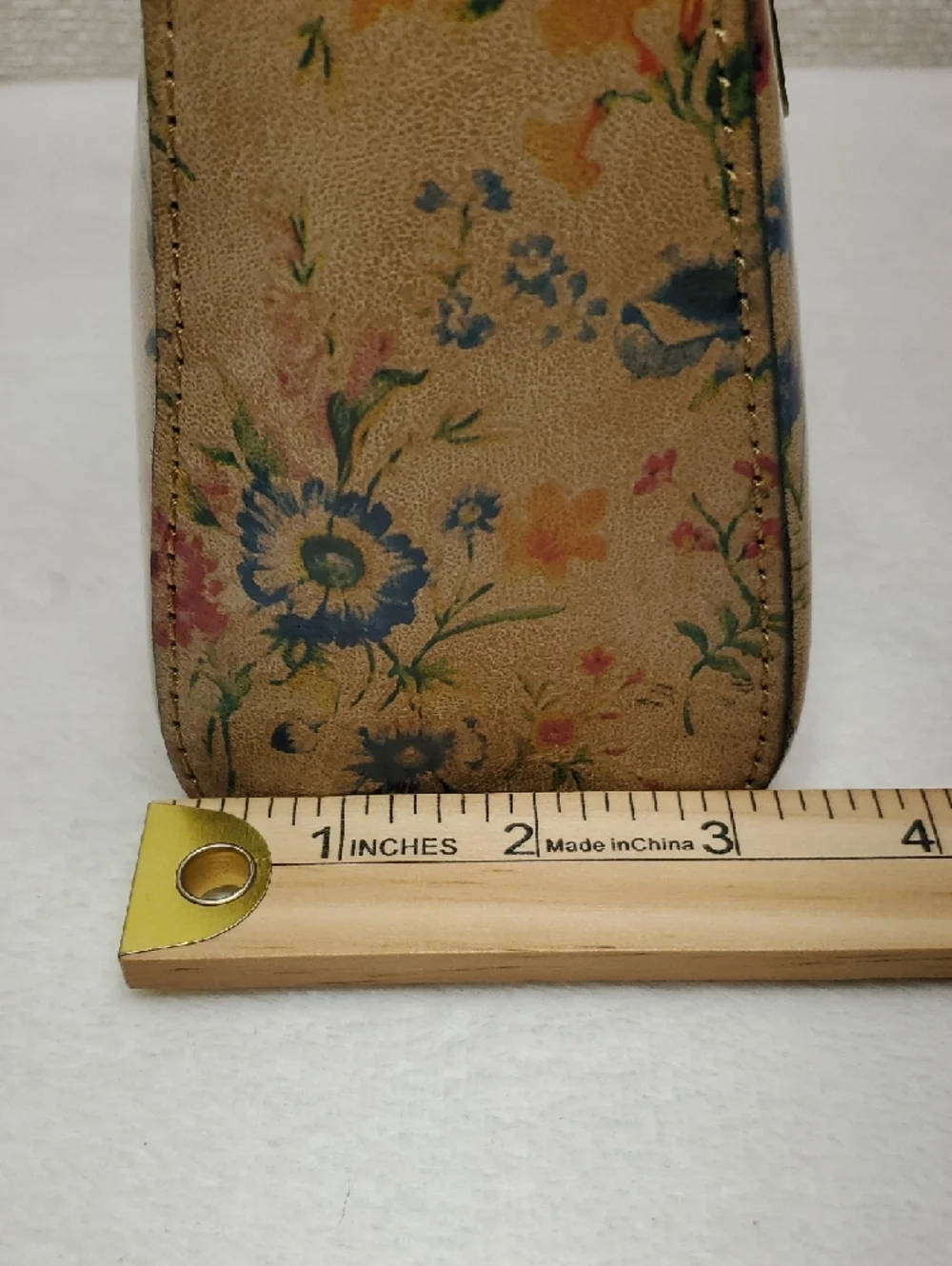 Patricia Nash Prairie Rose Leather Satchel Carisbrooke Top Handle Bag